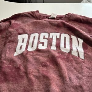 Gildan Maroon Boston Sweatshirt